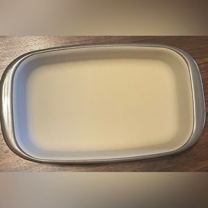 Pampered Chef Small Rectangular Stoneware Baker